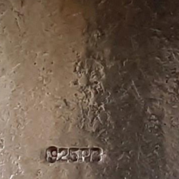 Peyote Bird Sterling cuff with labradorite, Onyx and pearl - Picture 4 of 6